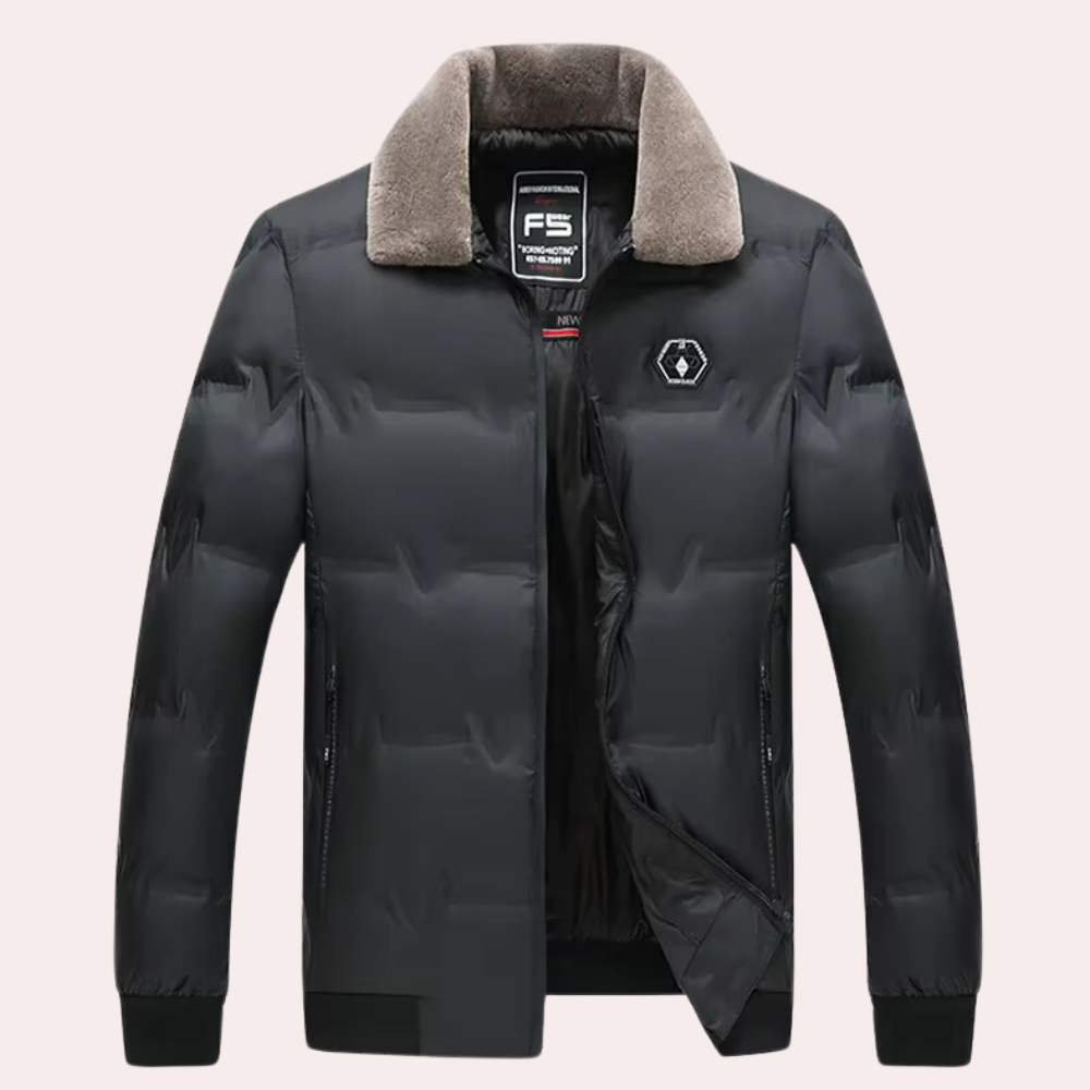 Chaqueta Acolchada Hombre con Cremallera Ajuste Regular - Mavetta