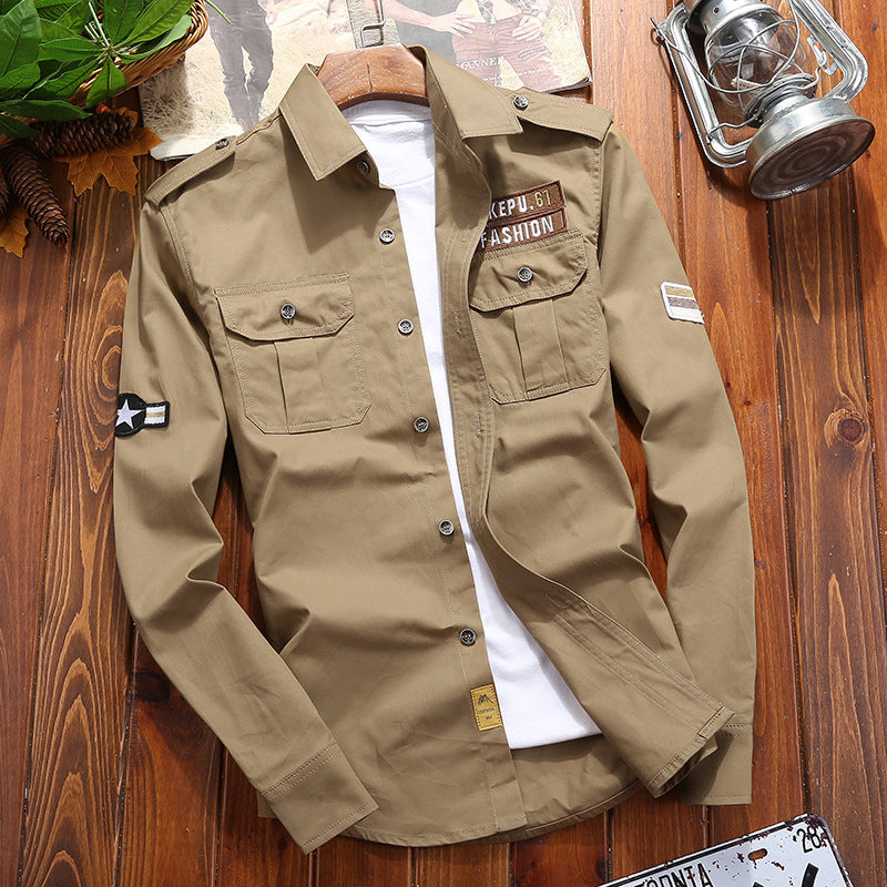 Chaqueta Hombre Tactica Invierno Botones Ajuste Funcional