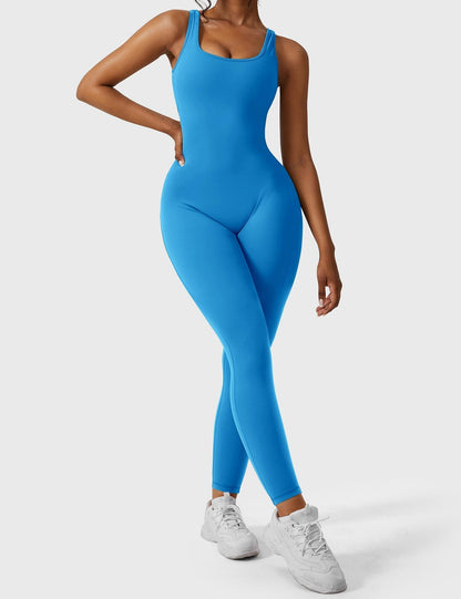 Mono Mujer con Espalda en V Ajuste Elegante