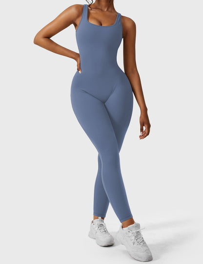 Mono Mujer con Espalda en V Ajuste Elegante