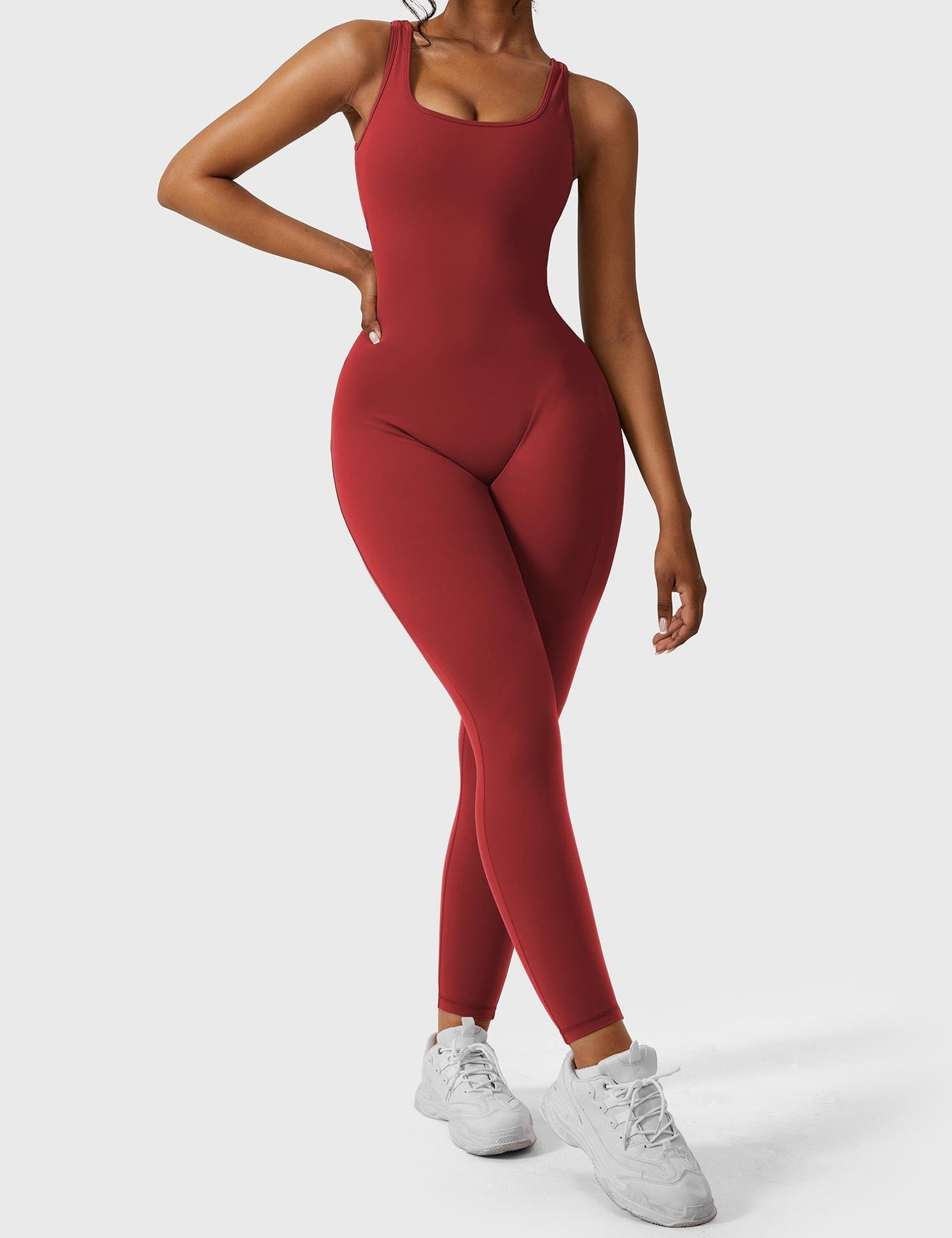 Mono Mujer con Espalda en V Ajuste Elegante