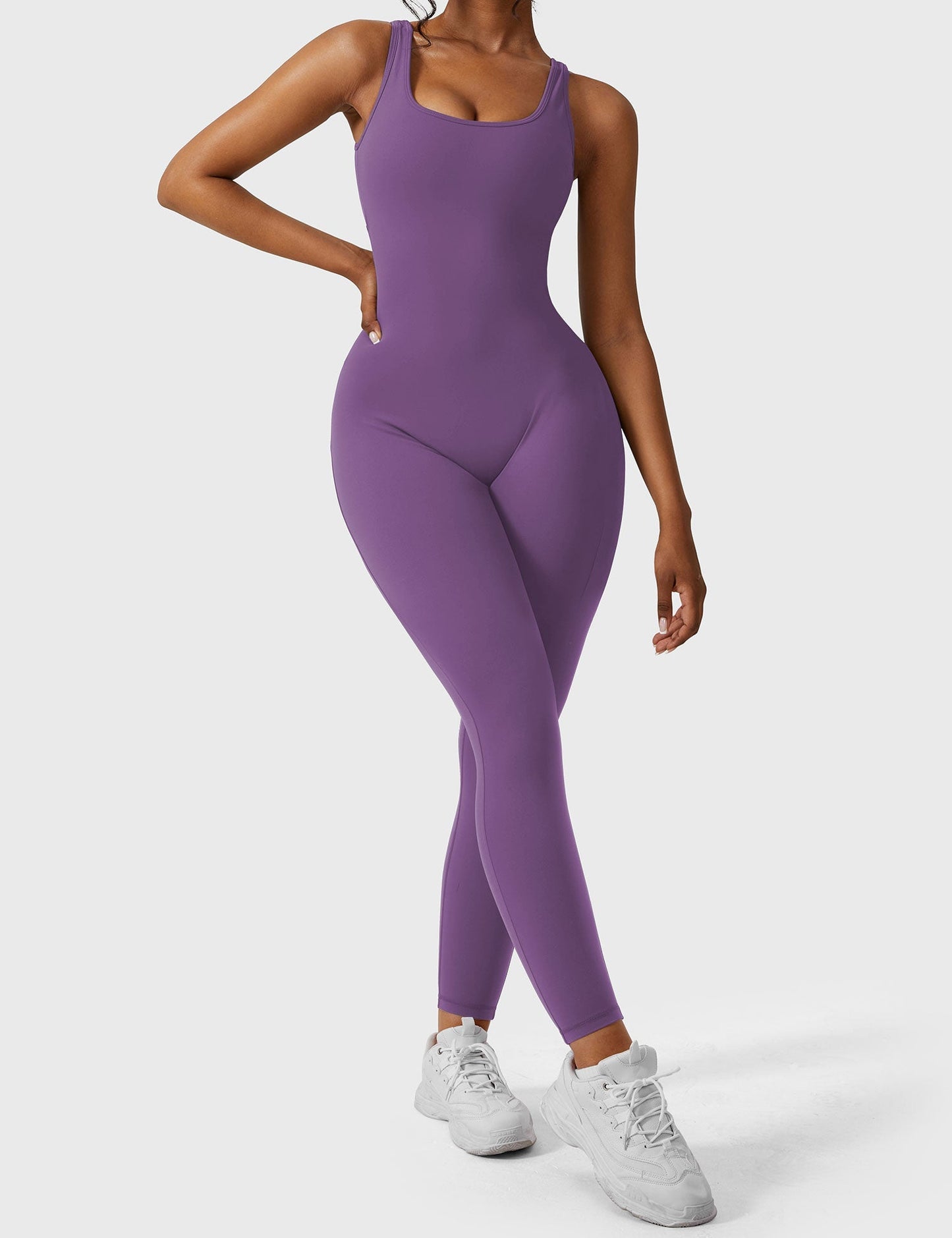 Mono Mujer con Espalda en V Ajuste Elegante