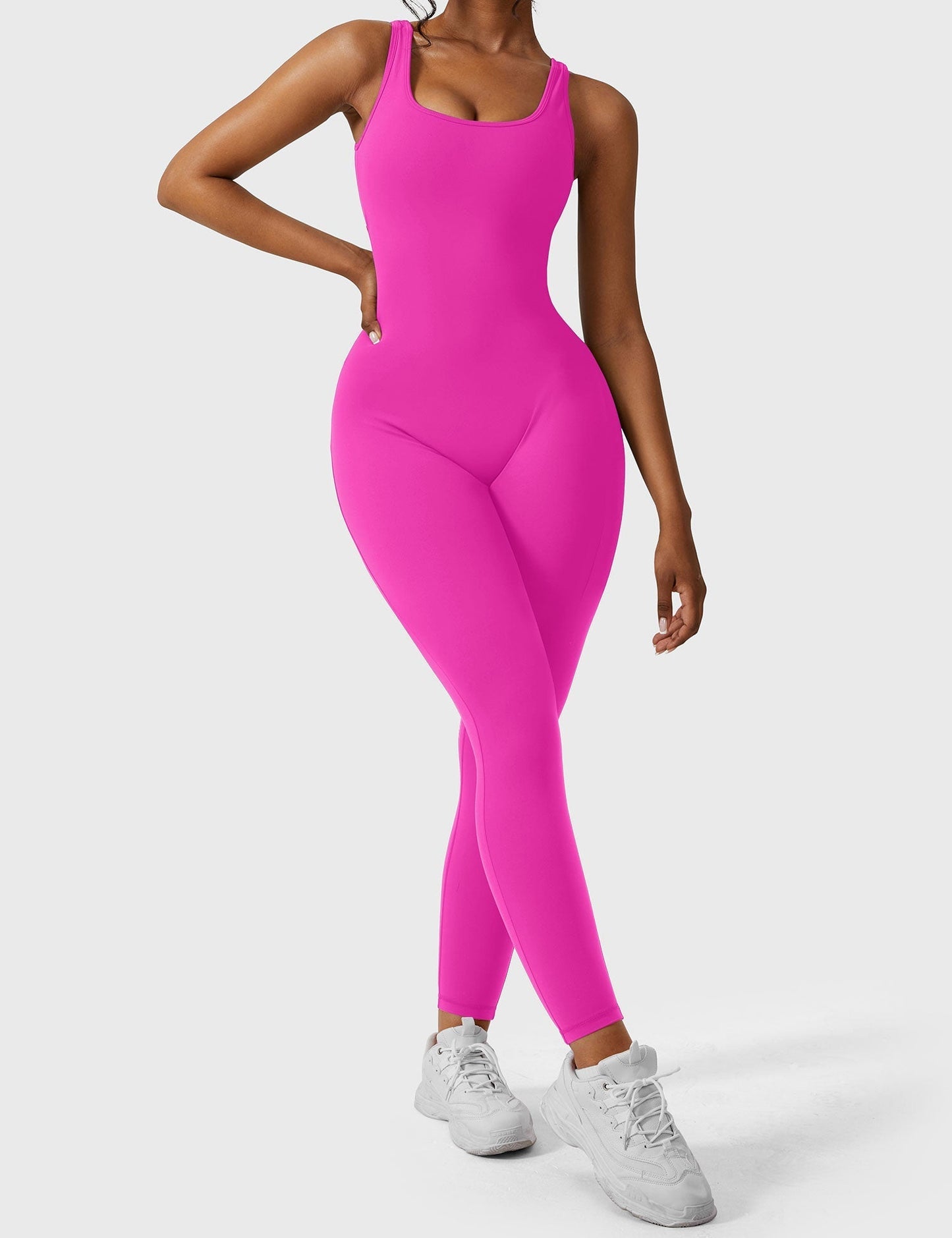 Mono Mujer con Espalda en V Ajuste Elegante
