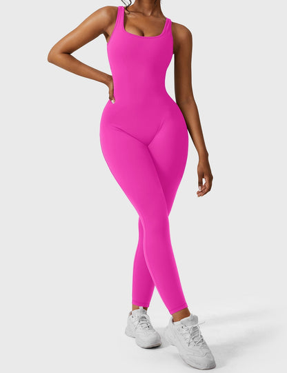 Mono Mujer con Espalda en V Ajuste Elegante