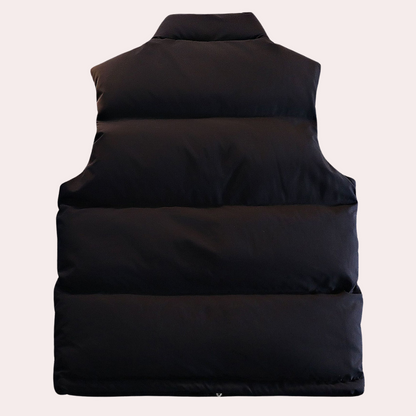 Chaleco Acolchado Hombre Sin Mangas Ajuste Regular