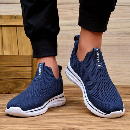Zapatillas Sin Cordones Casual Hombre Malla Transpirable